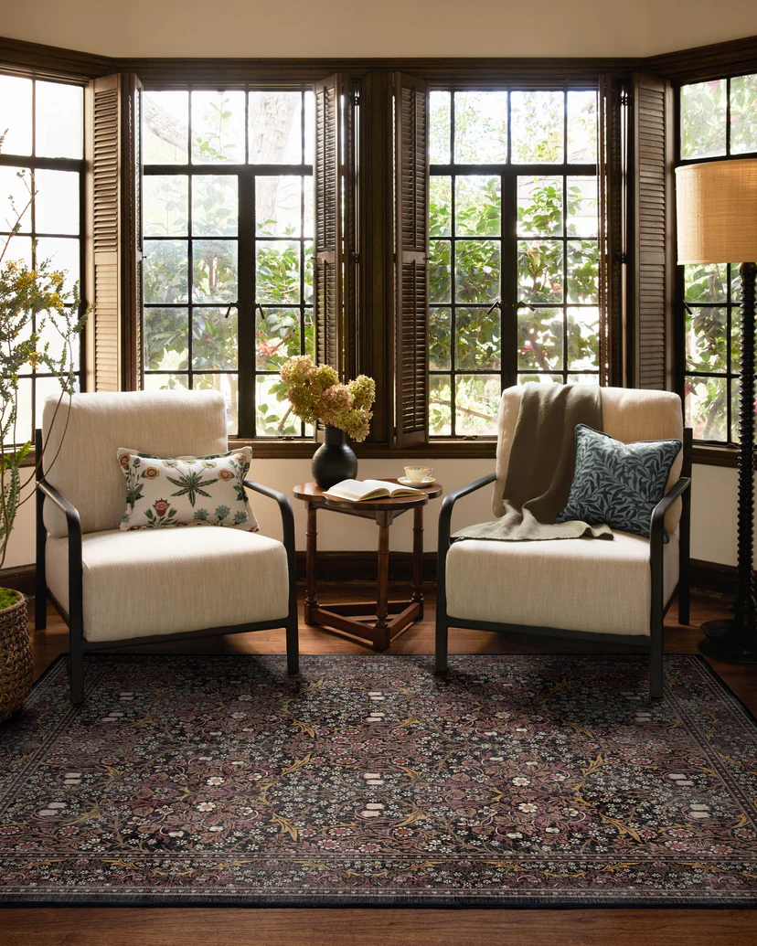 Blackthorn Charcoal & Amber Rug - 图片 3