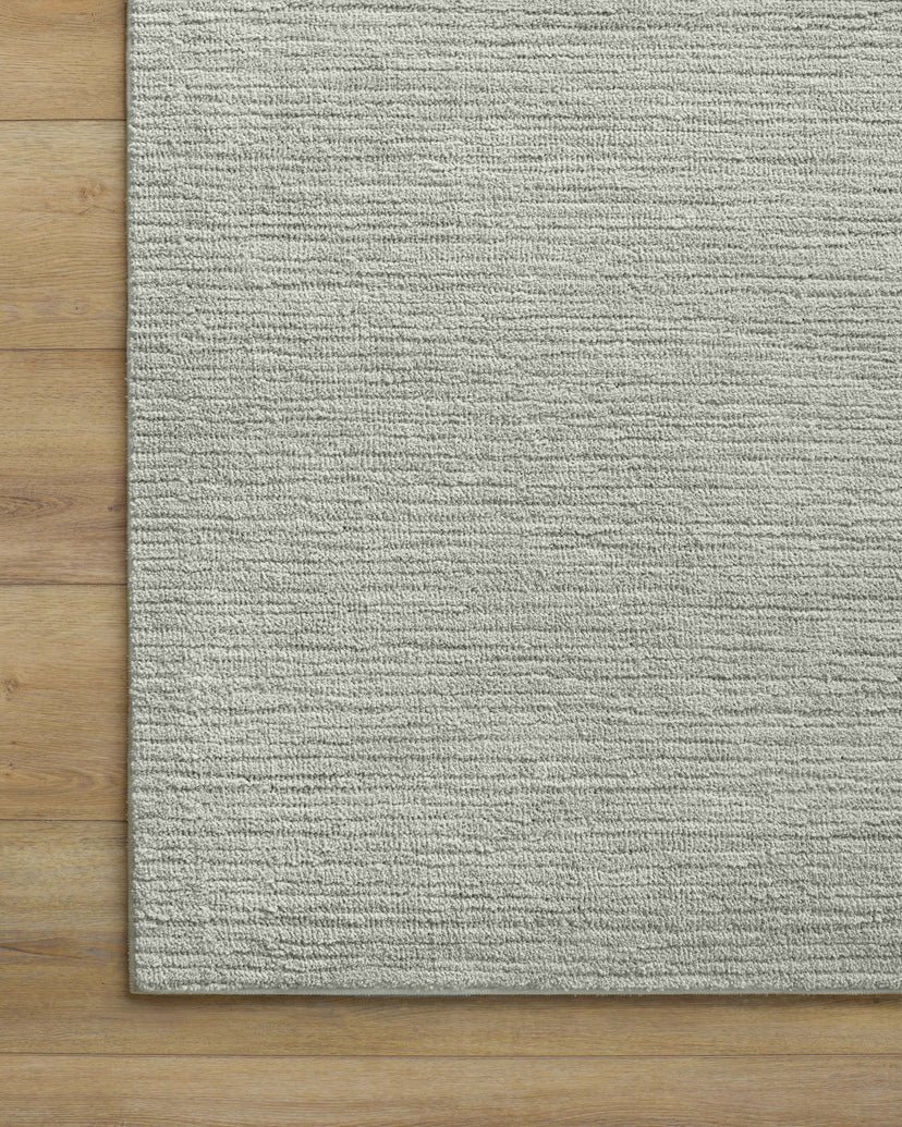 Finley Cloud Grey Plush Rug - 图片 3