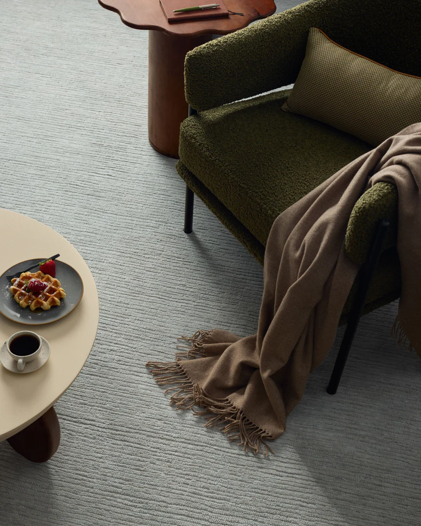 Finley Cloud Grey Plush Rug - 图片 4