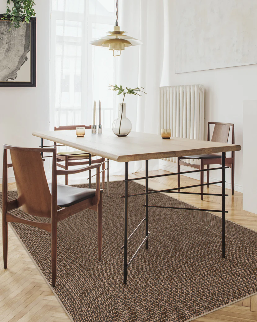 Border Braid Sand Re-Jute Rug - 图片 3