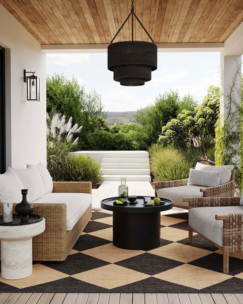 Adelaide Harlequin IndoorOutdoor Rug - 图片 3