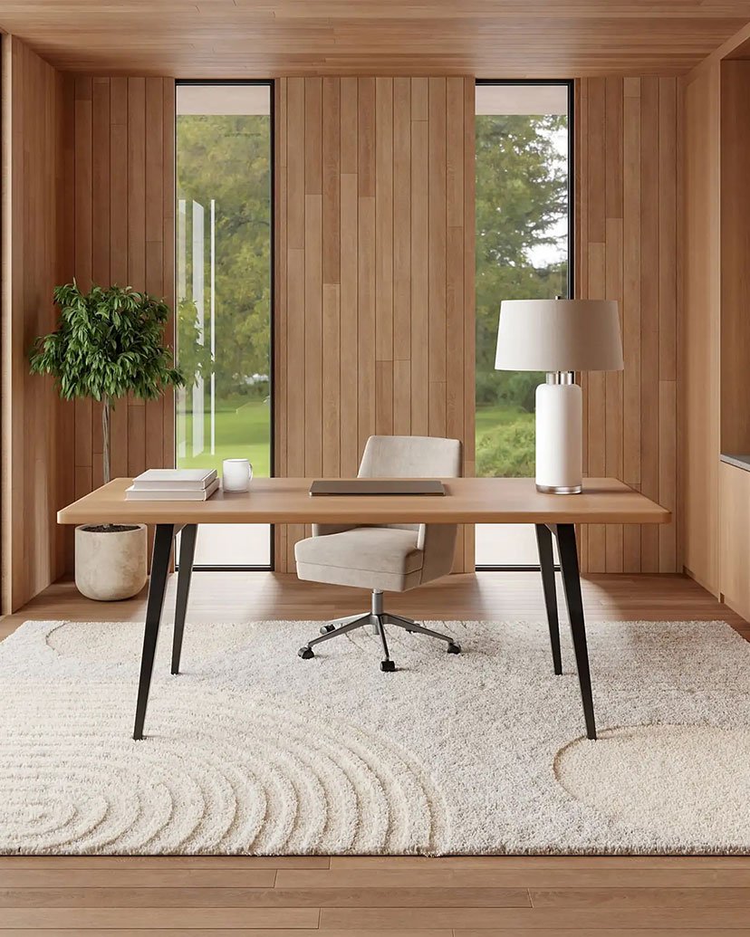 Maren Hazy Swirls Rug - 图片 3